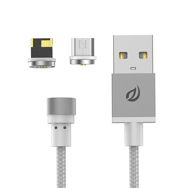WSKEN Micro USB / Lightning 2.1A Round Magnetic X-Cable